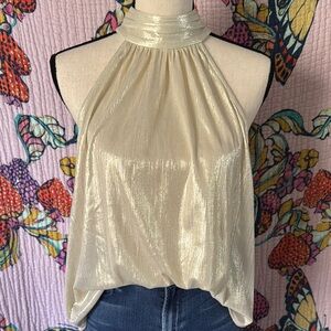 Anthropologie-Sunday in Brooklyn Shine Halter Top